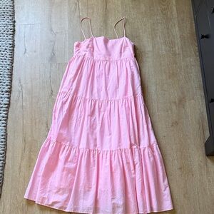 Zara Light Pink Tiered Dress